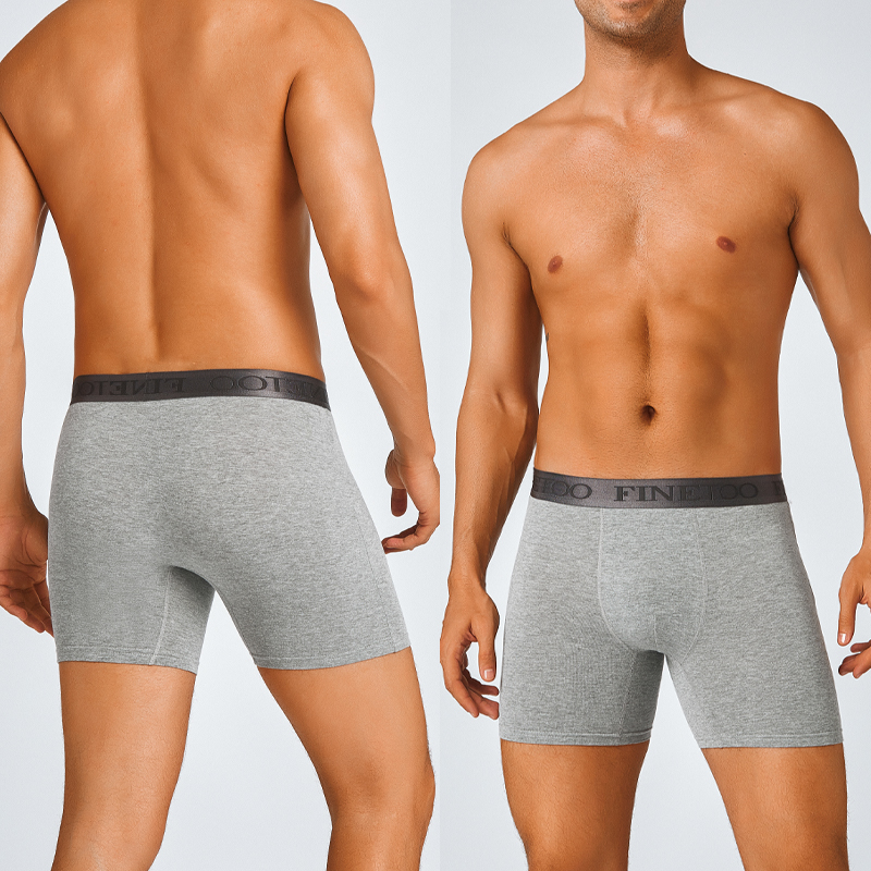 2pcs Cotton Long Boxers For Me - Boxer Brief Pack Cotton recension och pris