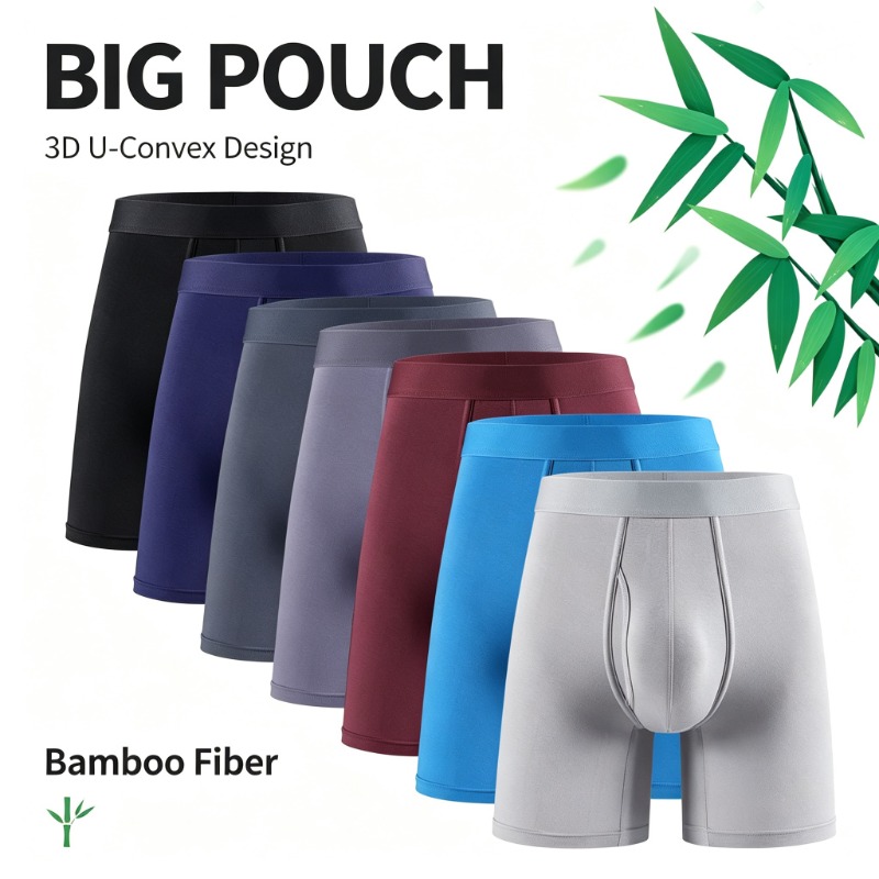 Men Bamboo Fiber Boxer Briefs  - Bamboo Fiber Trunk recension och pris