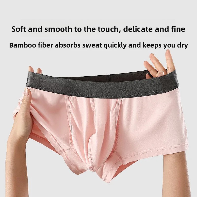 Men Bamboo Fiber Boxer Briefs  - Bamboo Fiber Trunk recension och pris