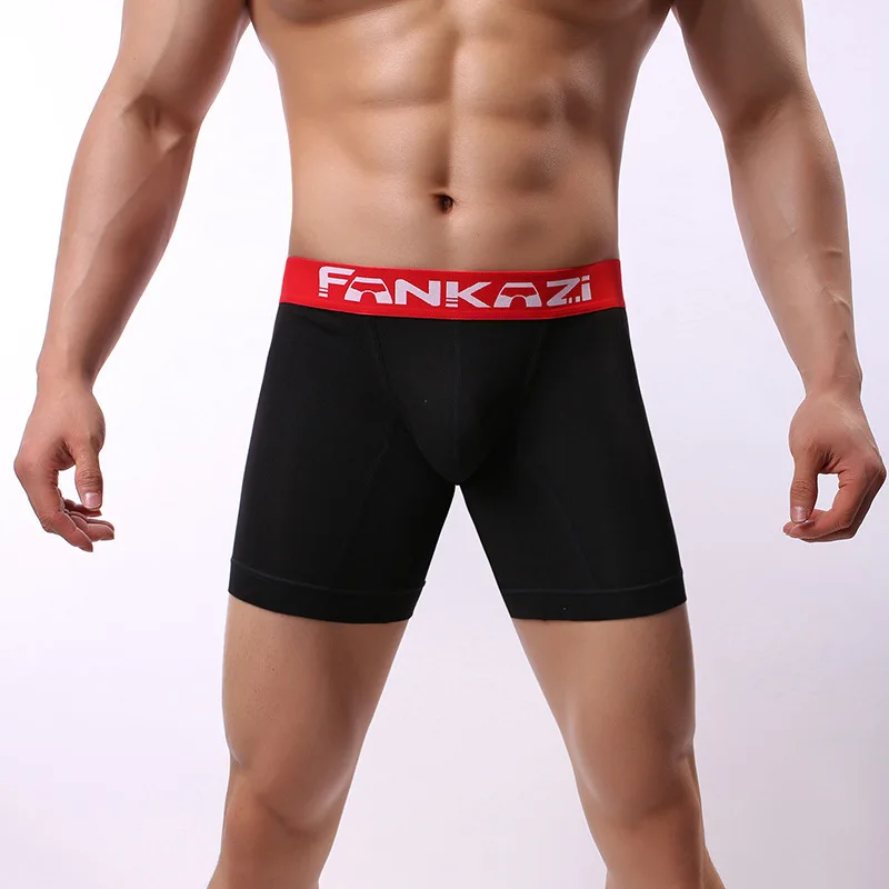 Men's Bulge Boxy Underwear Cot - Long Leg Trunk Men recension och pris