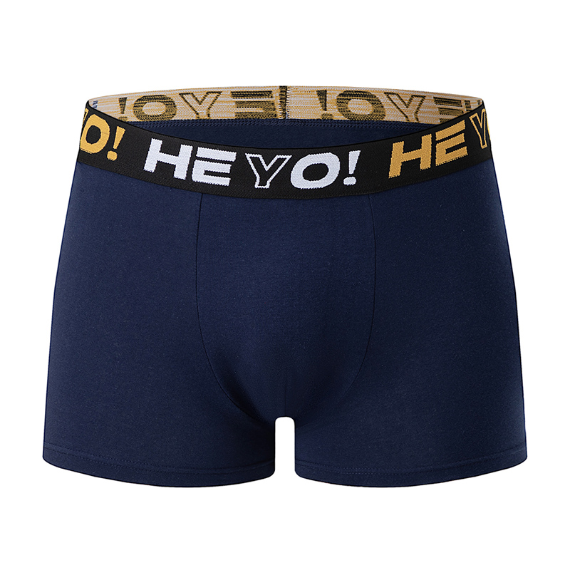 4-piece set of men's solid col - Boxer Brief Pack Cotton recension och pris