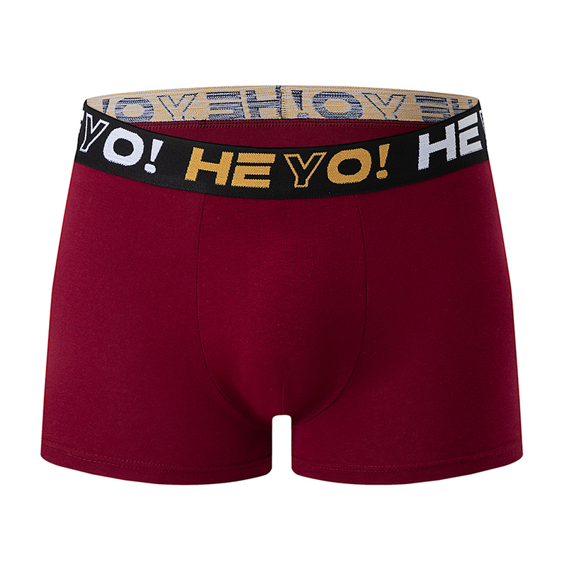 4-piece set of men's solid col - Boxer Brief Pack Cotton recension och pris