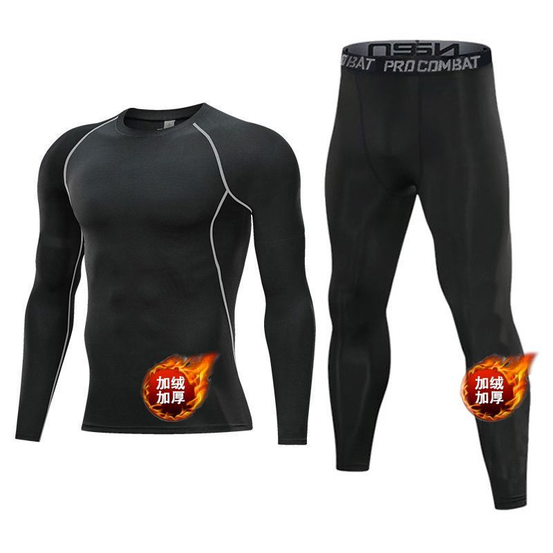 Men Fleece Lined Compression S - Compression Long Pant recension och pris